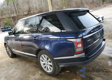 2016 Land Rover Range Rover Hse z USA, uszkodzony, nr VIN SALGS2KFXGA294297